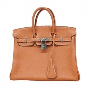 Hermes Birkin 25 Verso handbag, Taurillon Novillo, gold, Etoupe, Y stamp, lad...